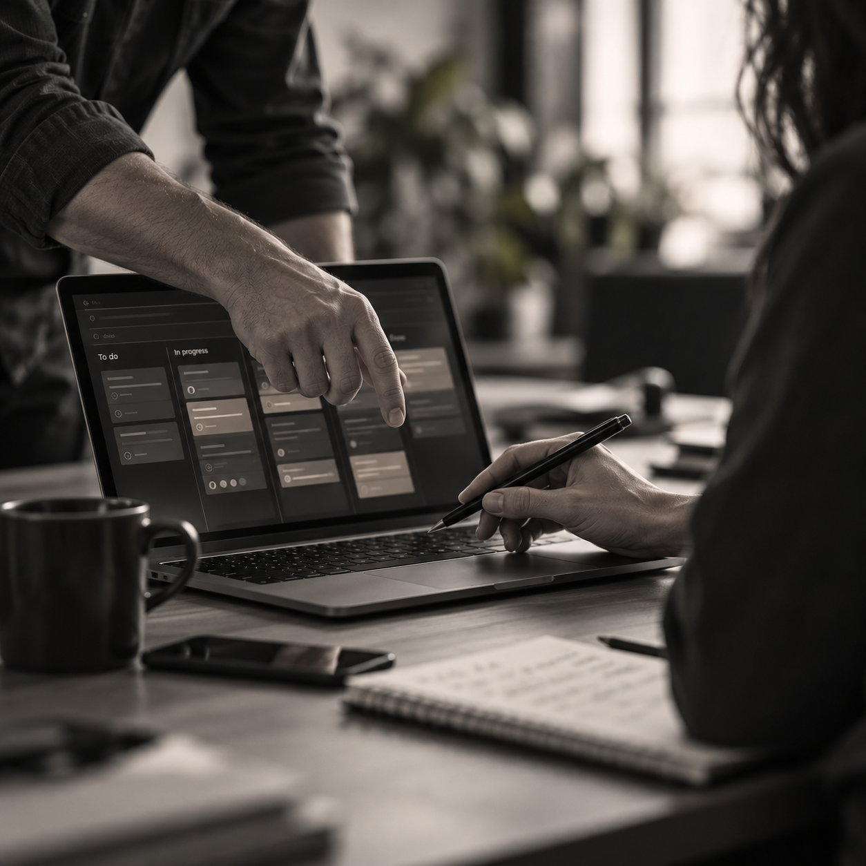 People changing the way work is organised